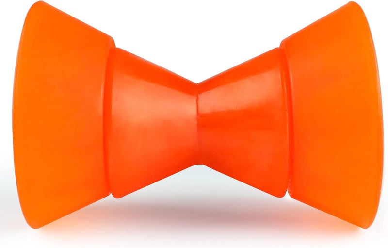 BALAVA Boat Trailer Roller,3inch/4inch Boat Rollers for Trailer,Bow Roller with Bells and Bolt,1/2 in Shaft Boat Trailer Bow Stop, Great for Boat Trailer Bracket(Black/Blue/Orange/Yellow) - Image 1